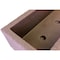 Emsco Group Trough Planter with Drainage Holes, 38in Weatherproof Resin Planter, Sandstone Color 2415-1 - alternate 2